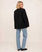 Fenna Ruimvallende Blazer Zwart - achterkant