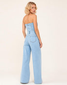 Fenna Denim Jumpsuit - achterkant