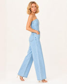 Fenna Denim Jumpsuit - zijaanzicht