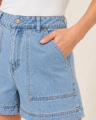 Fenna Denim Lichtblauw - detail