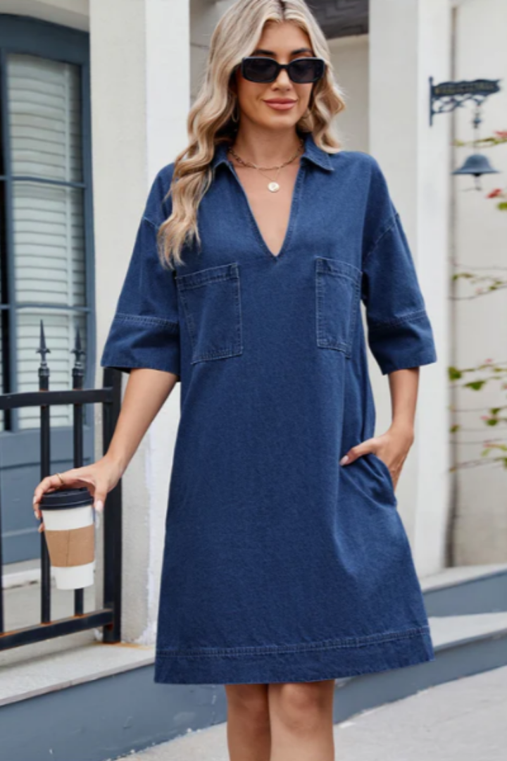 Jade | Casual Denim Shirt Jurk