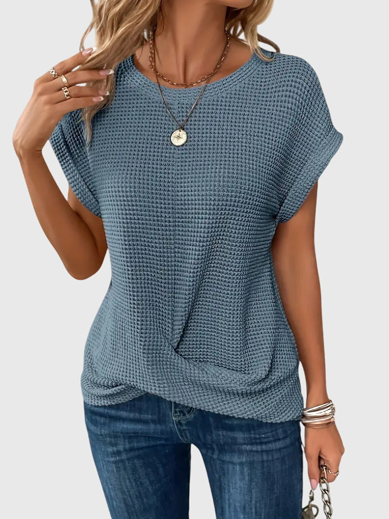 Grace - Elegante Blouse met Ronde Hals