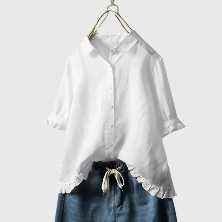 Janet - Elegante & Verfijnde Shirt