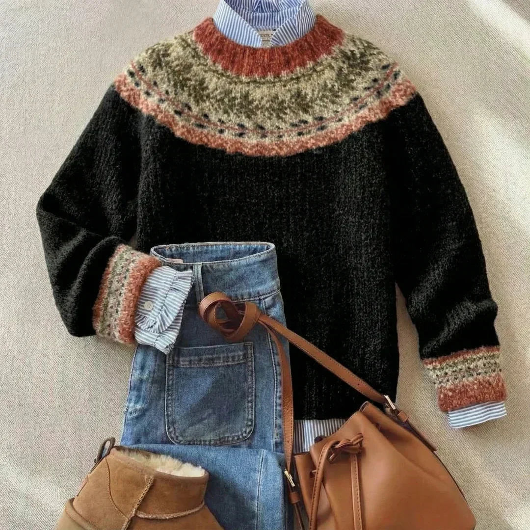 Elizabeth | Fair Isle Gebreide Trui
