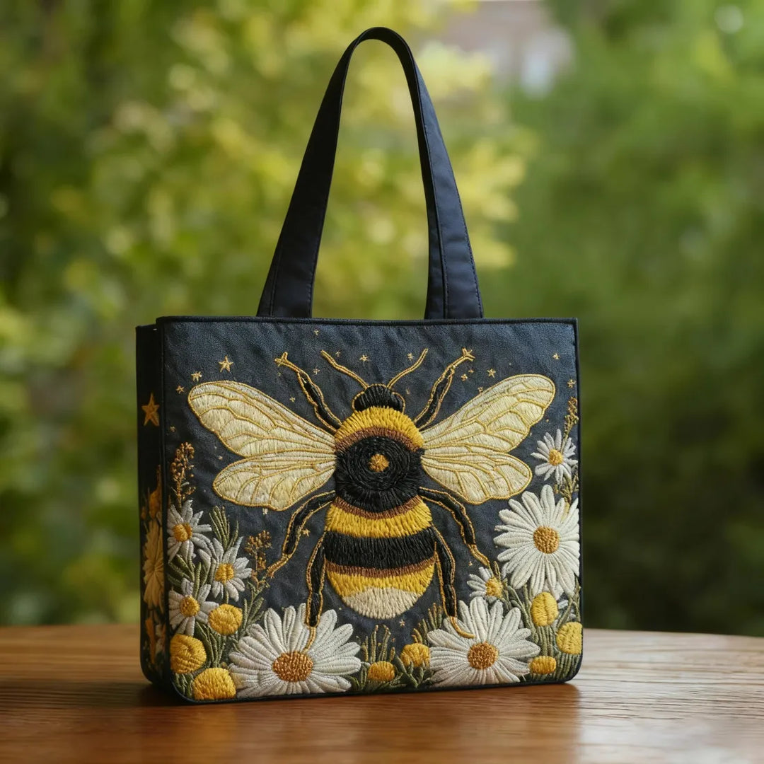 Handgemaakte Tas | Bij met Margrieten