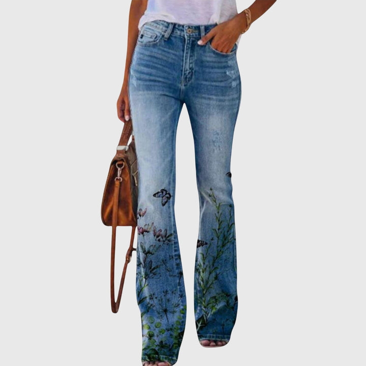 Rebecca | Bloemenprint Broek