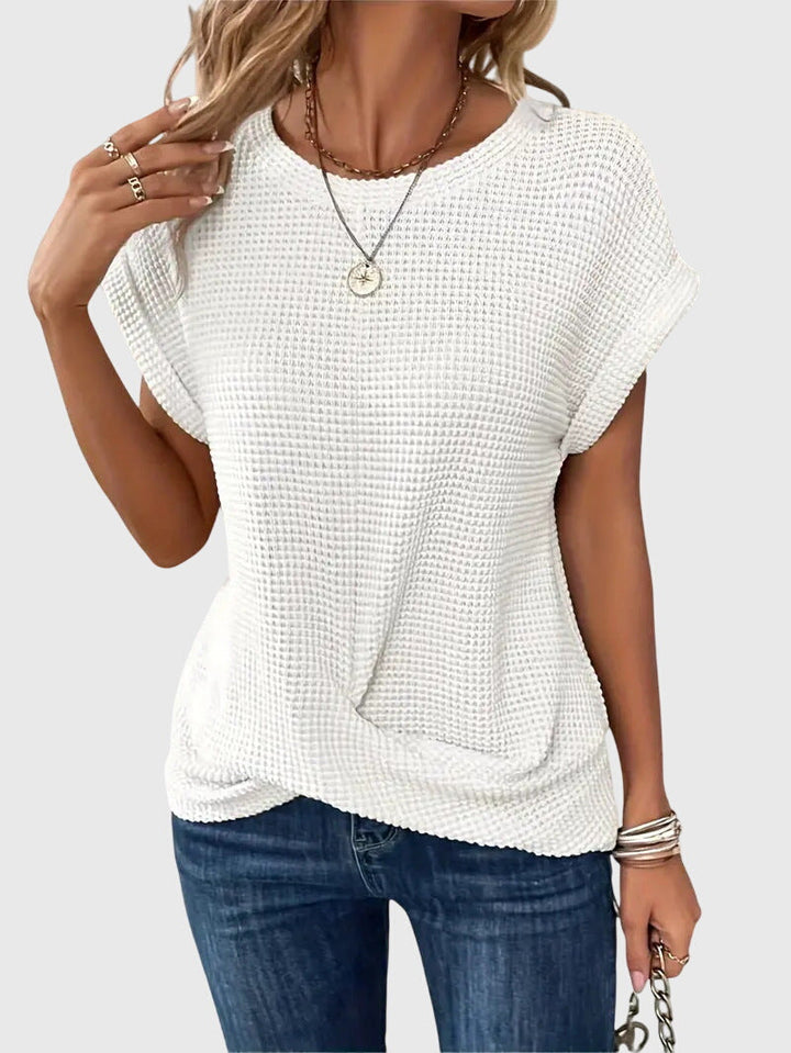 Grace - Elegante Blouse met Ronde Hals