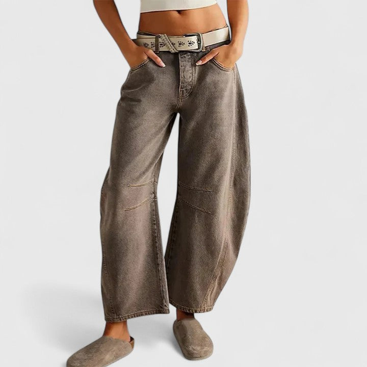 Everly | Comfortabele Brede-Pijp Broek