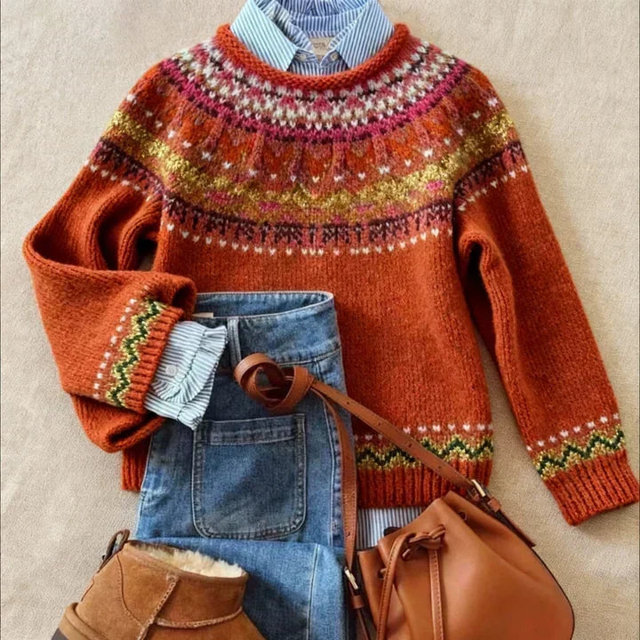 Katie | Fair Isle Gebreide Trui