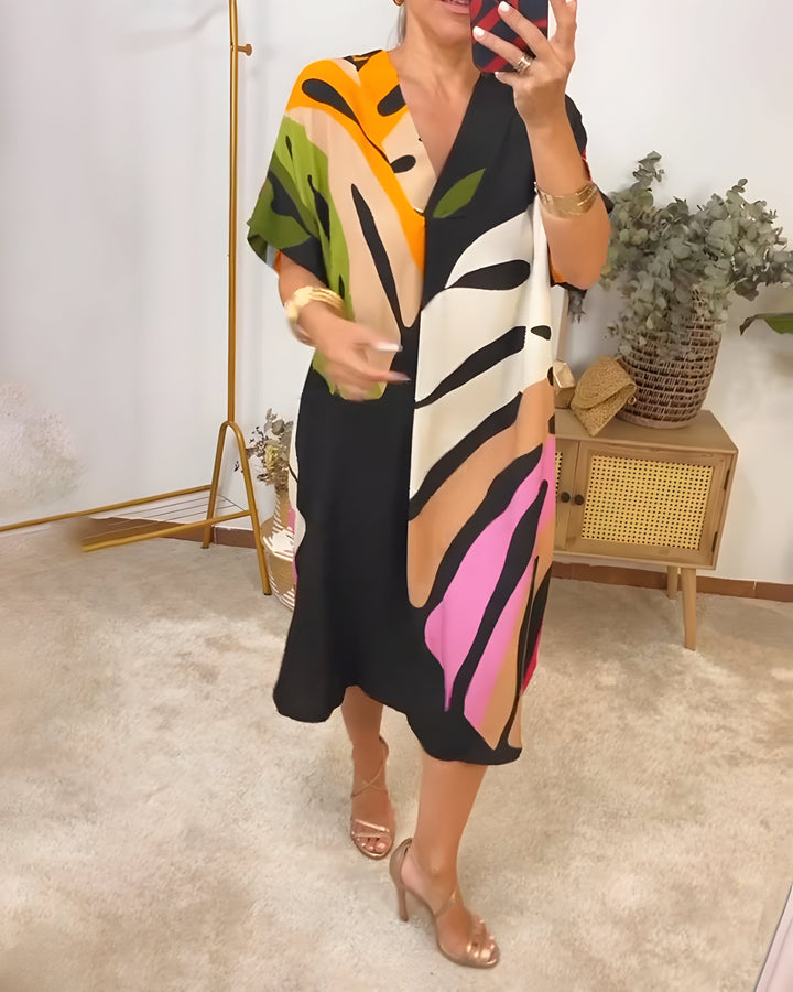 Savannah - Bloemige Casual Jurk