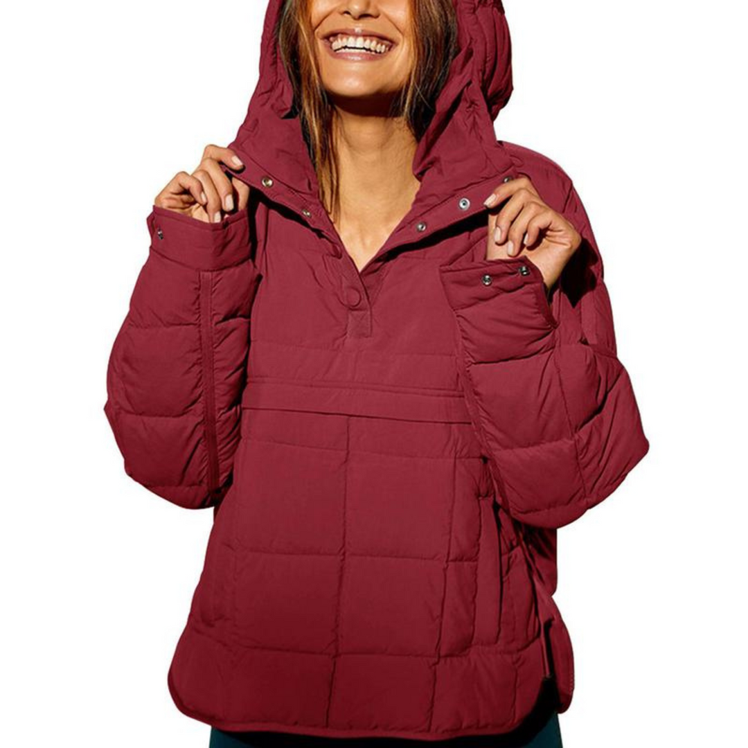 Courtney | Oversized Hooded Pullover Jacket