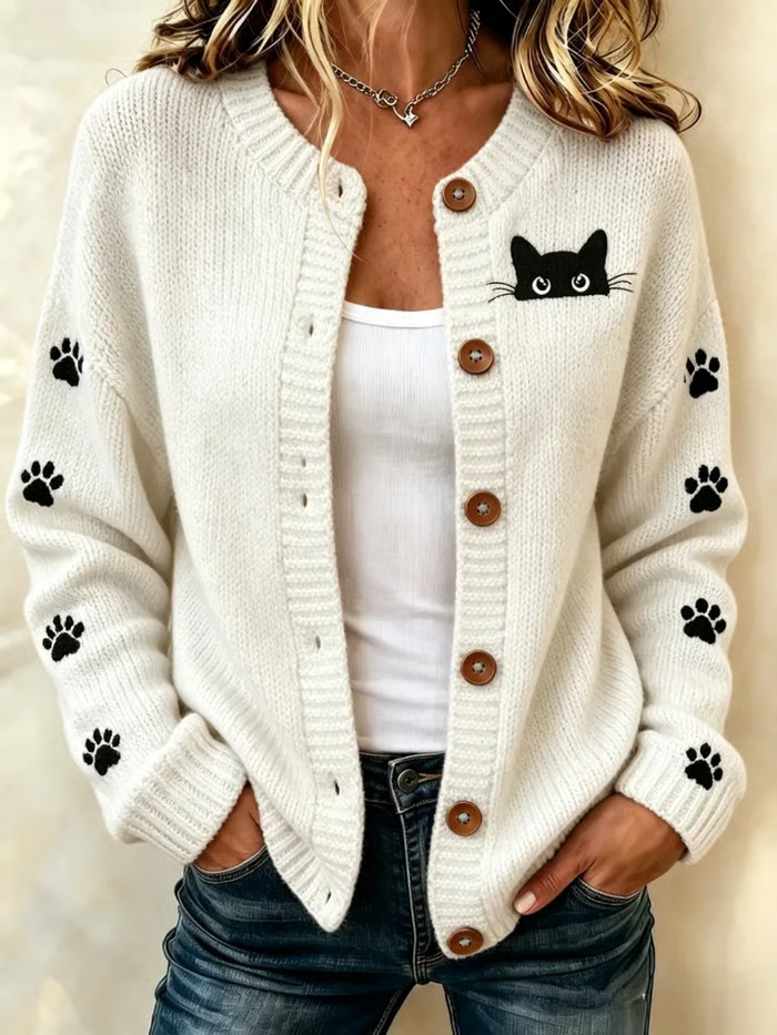 Kathleen | Kat Pootafdruk Cardigan