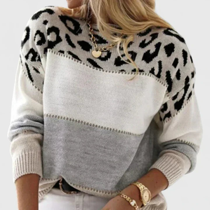 Brooklyn | Luipaard Detail Breisweater