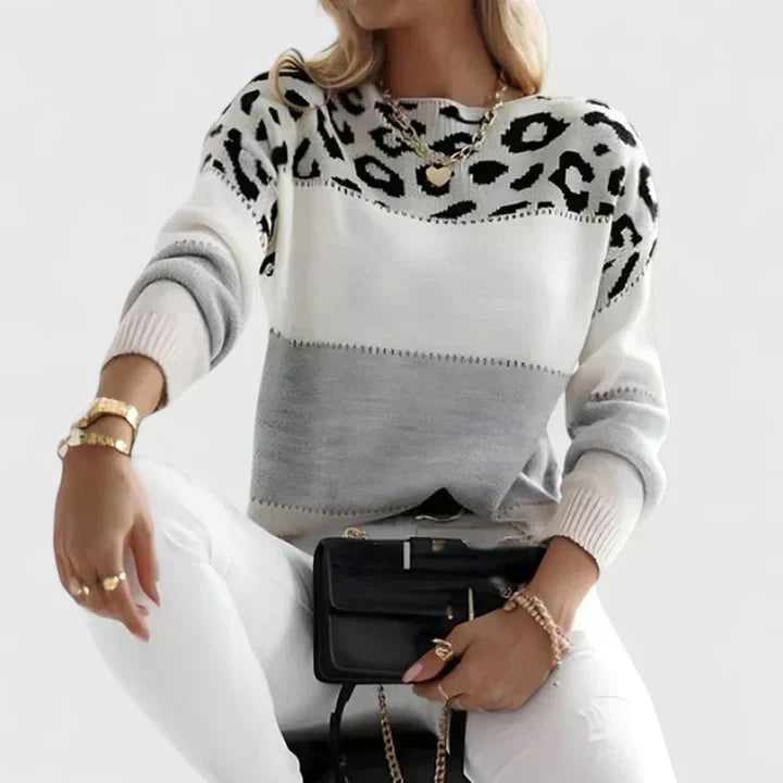 Brooklyn | Luipaard Detail Breisweater