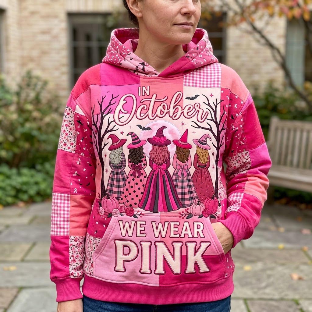 Roze Oktober Magie Hoodie