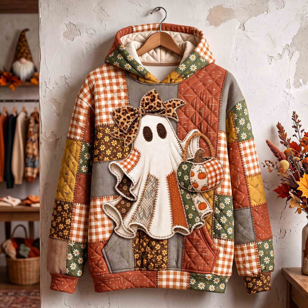 Gezellige Pompoen Geest Hoodie