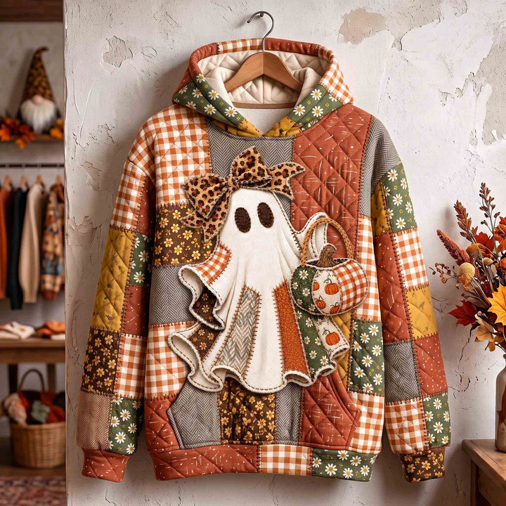 Gezellige Pompoen Geest Hoodie