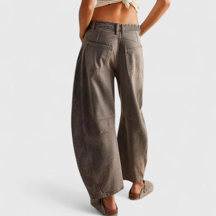Everly | Comfortabele Brede-Pijp Broek