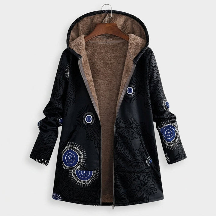 Adele | Sherpa Jacket met Folk Print