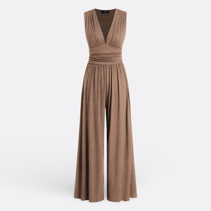 Bailey | Chic Mouwloze Wijde Jumpsuit