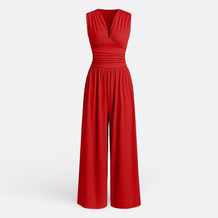 Bailey | Chic Mouwloze Wijde Jumpsuit