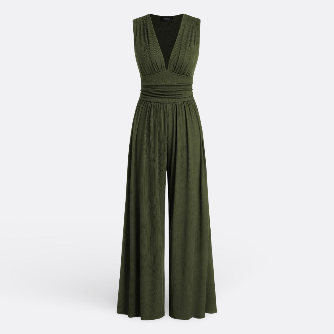 Bailey | Chic Mouwloze Wijde Jumpsuit