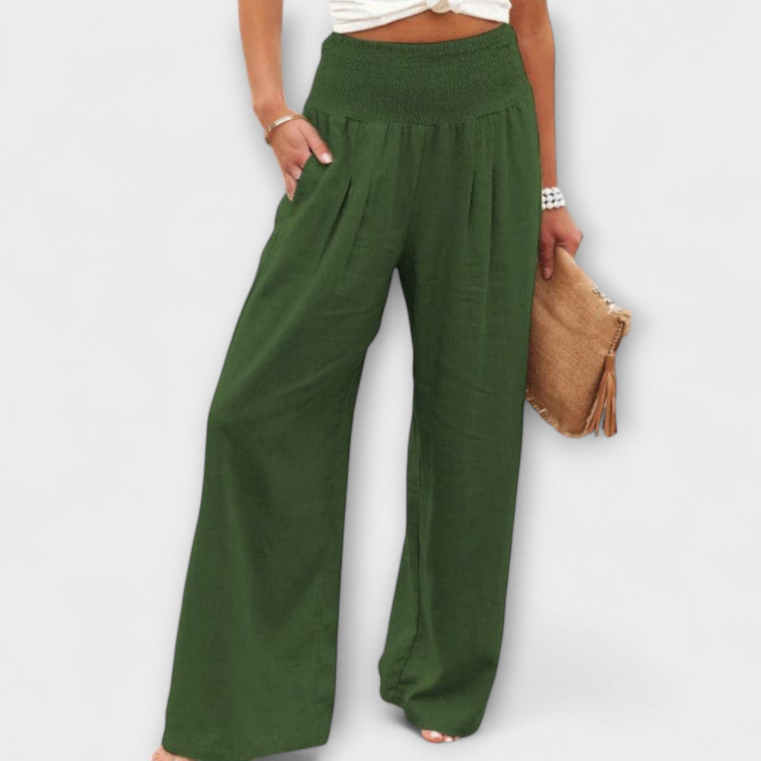 Jillian | Casual Wijde Pantalon