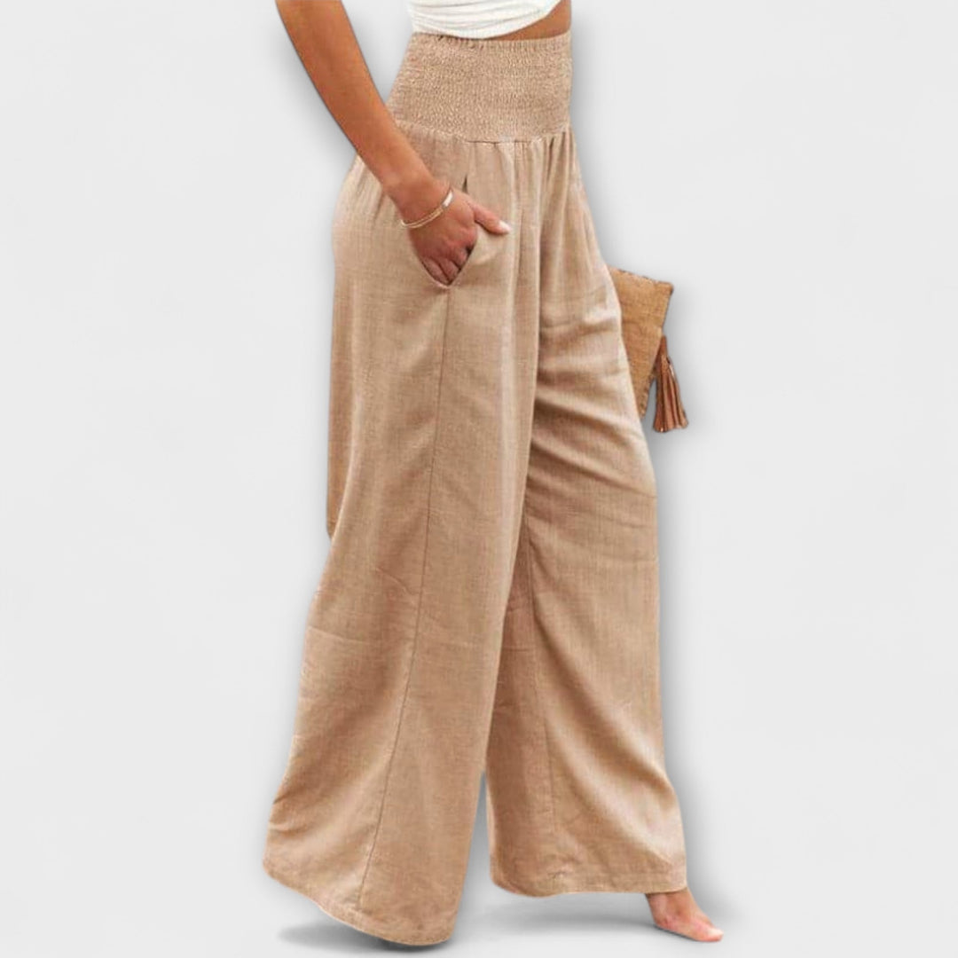 Jillian | Casual Wijde Pantalon
