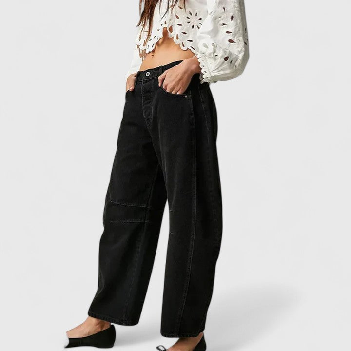 Everly | Comfortabele Brede-Pijp Broek