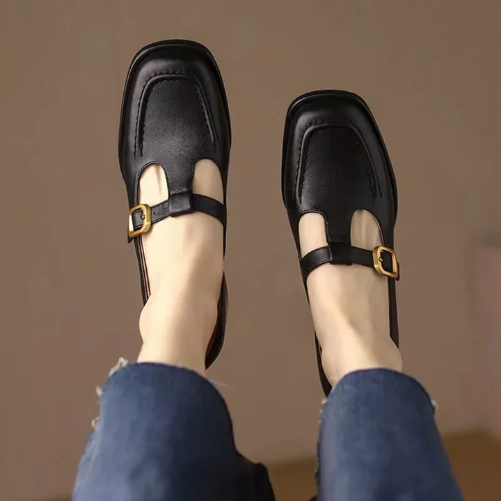 Emilia – Vintage-Stijl T-Strap Schoenen