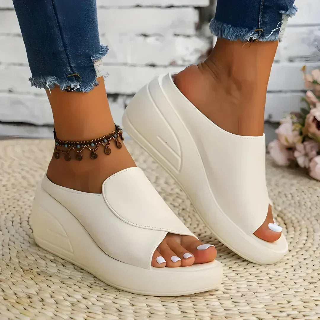 Brenda | Wedge Platform Sandalen