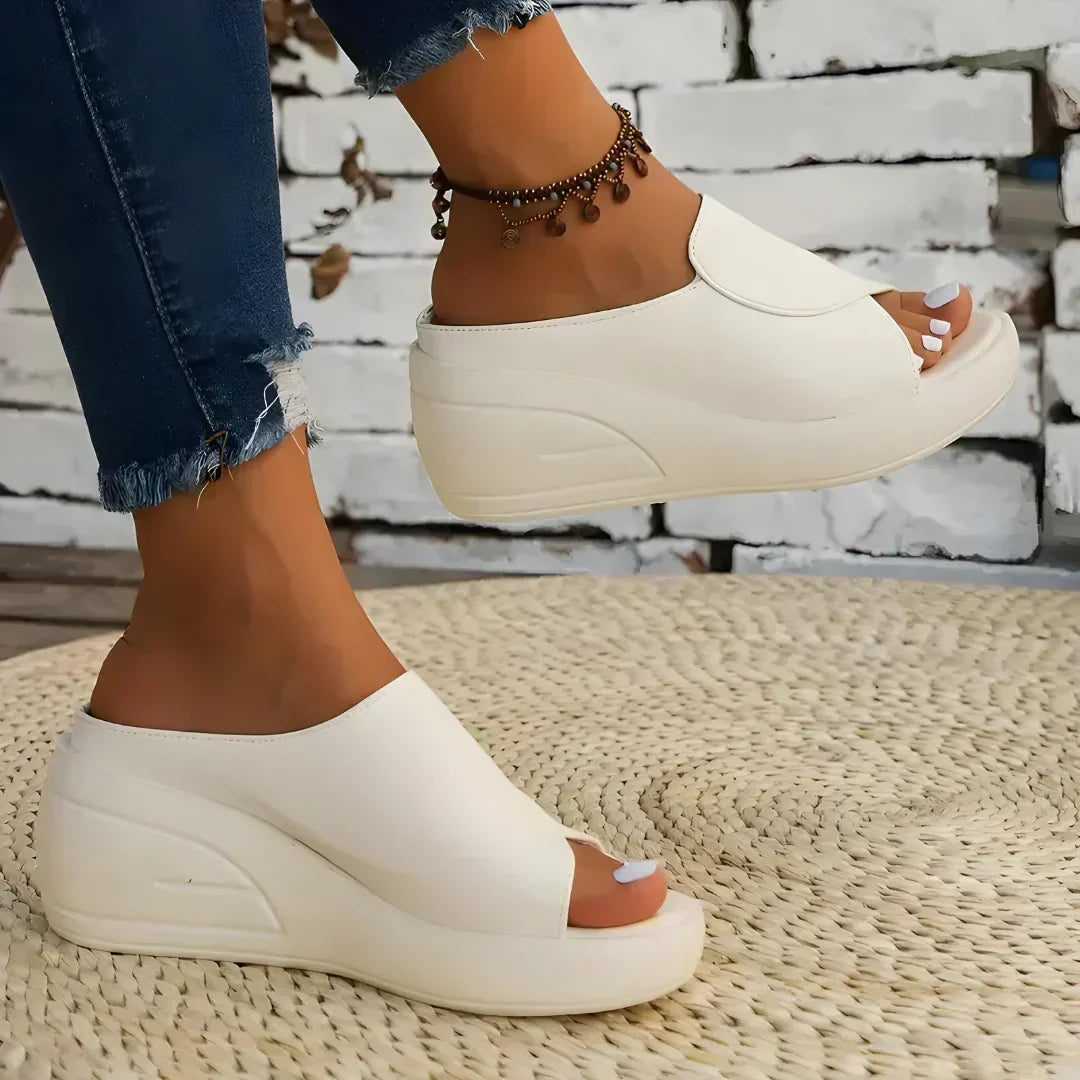 Brenda | Wedge Platform Sandalen
