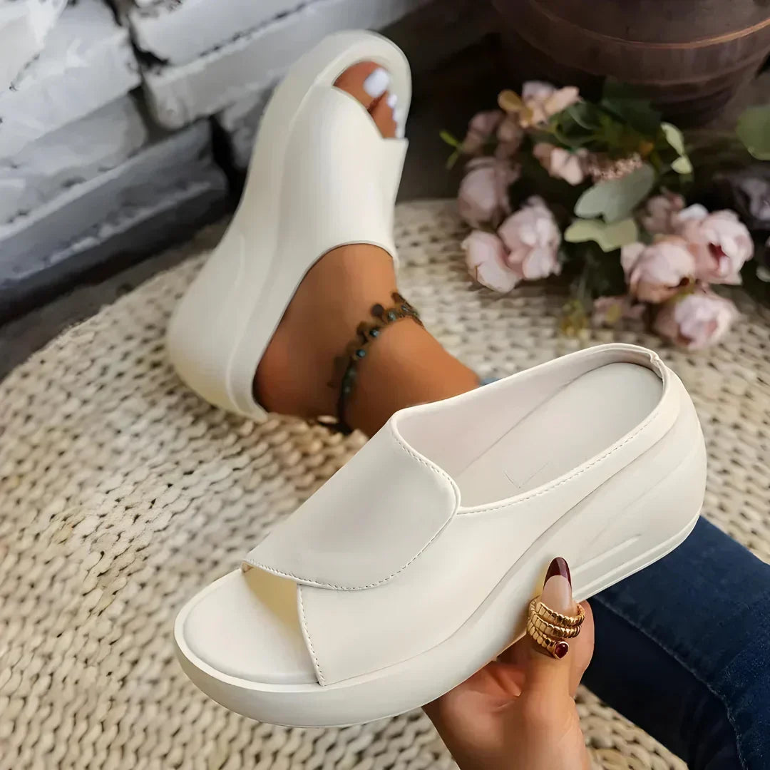 Brenda | Wedge Platform Sandalen