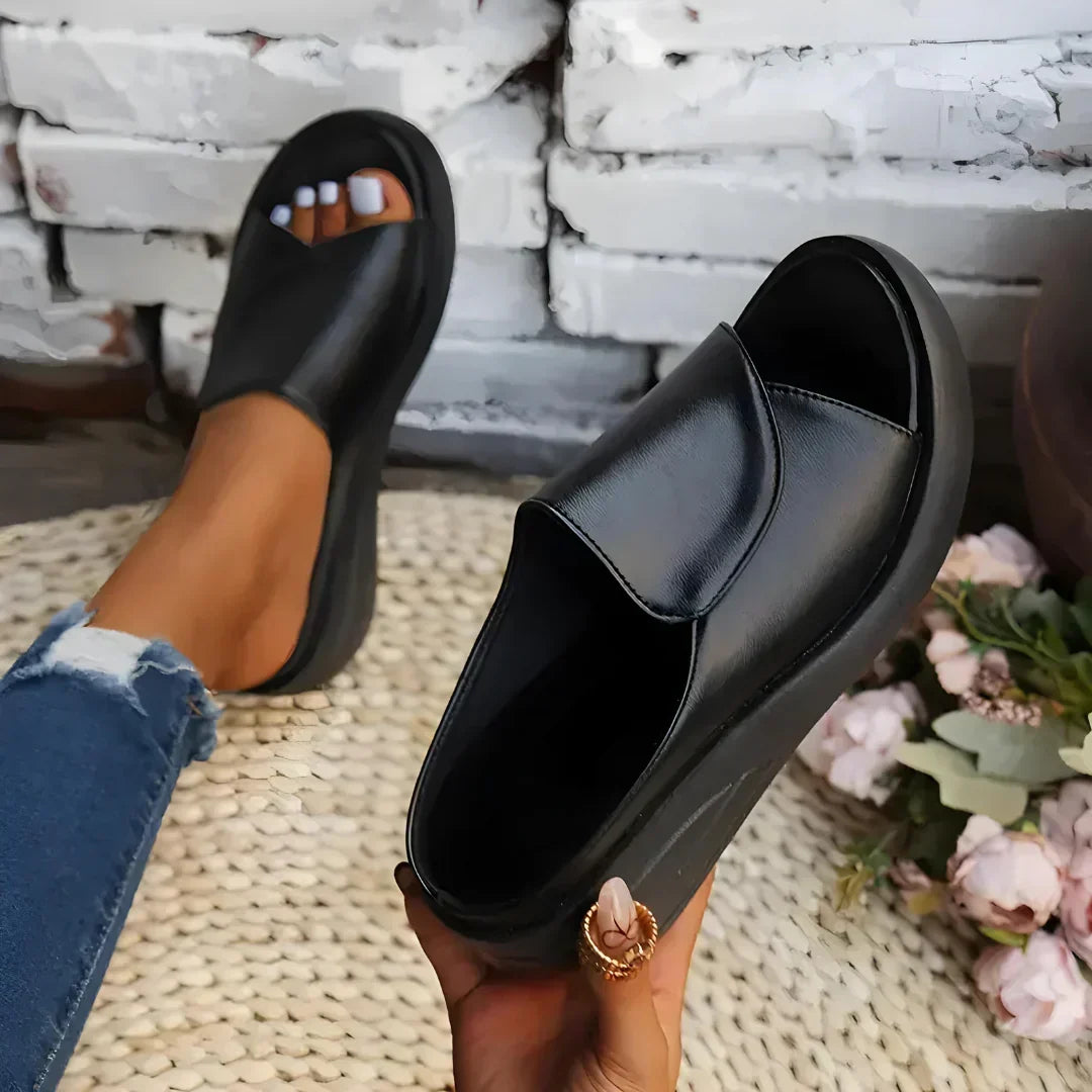 Brenda | Wedge Platform Sandalen
