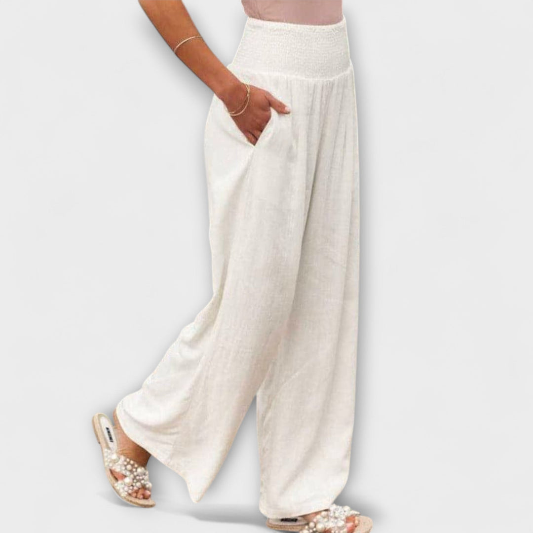 Jillian | Casual Wijde Pantalon