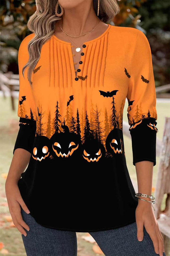 Yvonne | Pompoenbos Blouse