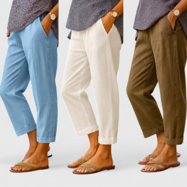 Georgia | Comfortabele Rechte Broek
