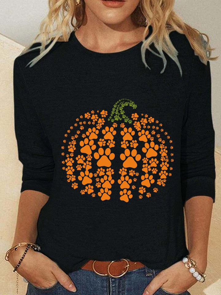 Roos | Bloemige Pompoen Blouse
