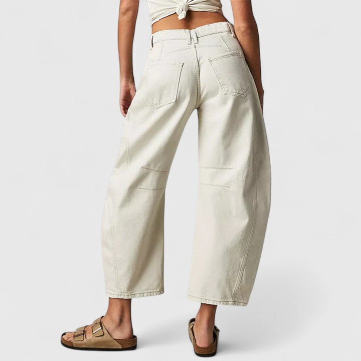 Everly | Comfortabele Brede-Pijp Broek