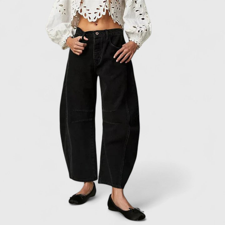 Everly | Comfortabele Brede-Pijp Broek
