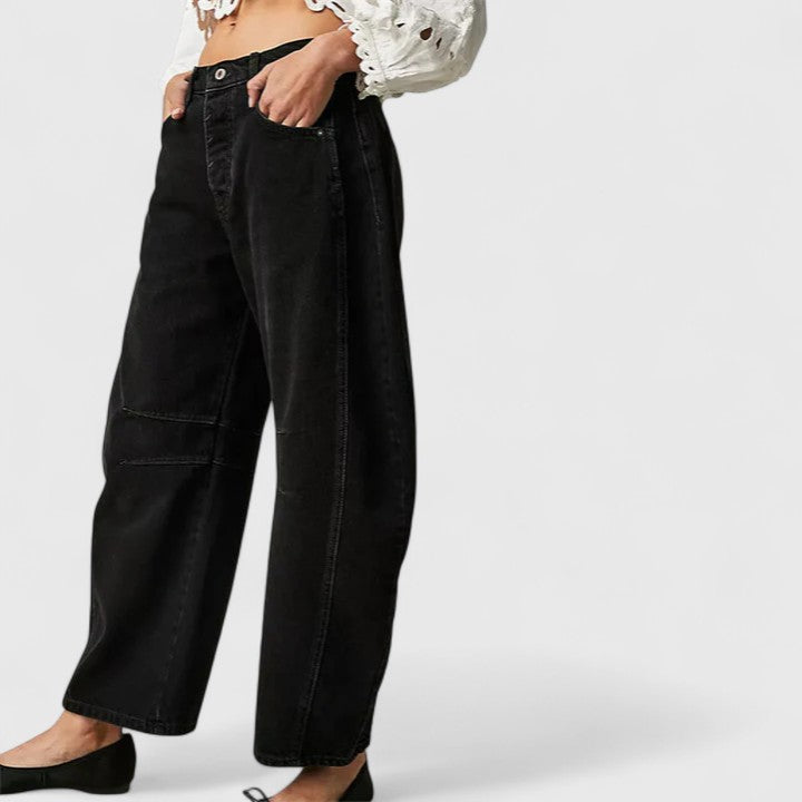 Everly | Comfortabele Brede-Pijp Broek