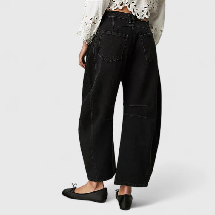Everly | Comfortabele Brede-Pijp Broek