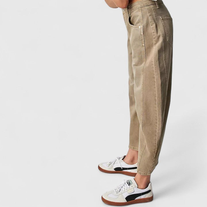 Everly | Comfortabele Brede-Pijp Broek
