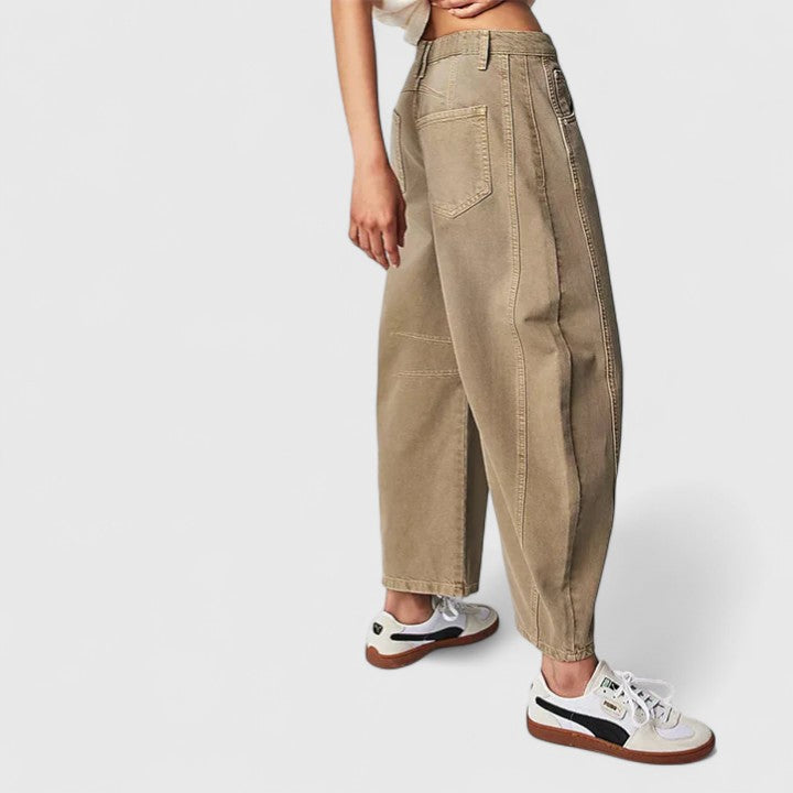 Everly | Comfortabele Brede-Pijp Broek