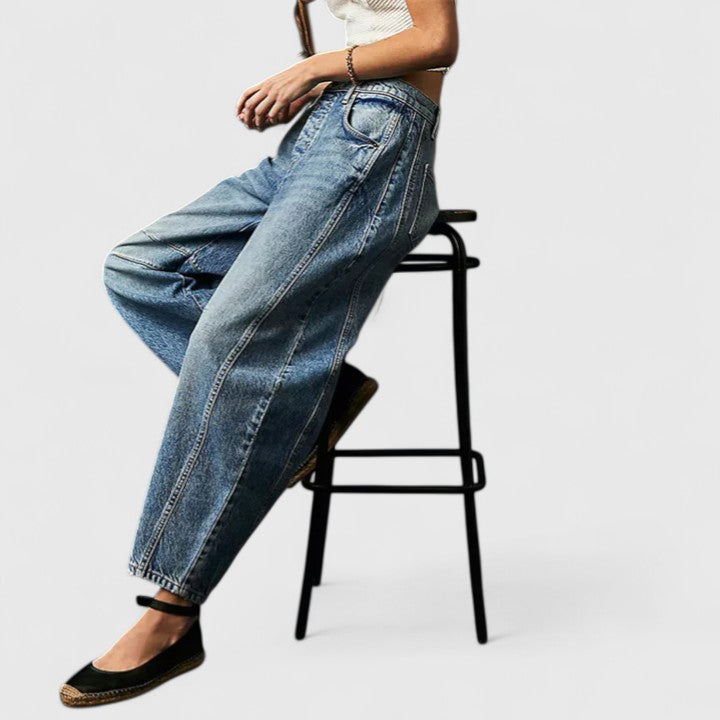 Everly | Comfortabele Brede-Pijp Broek