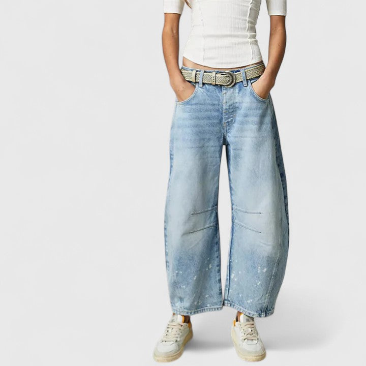 Everly | Comfortabele Brede-Pijp Broek