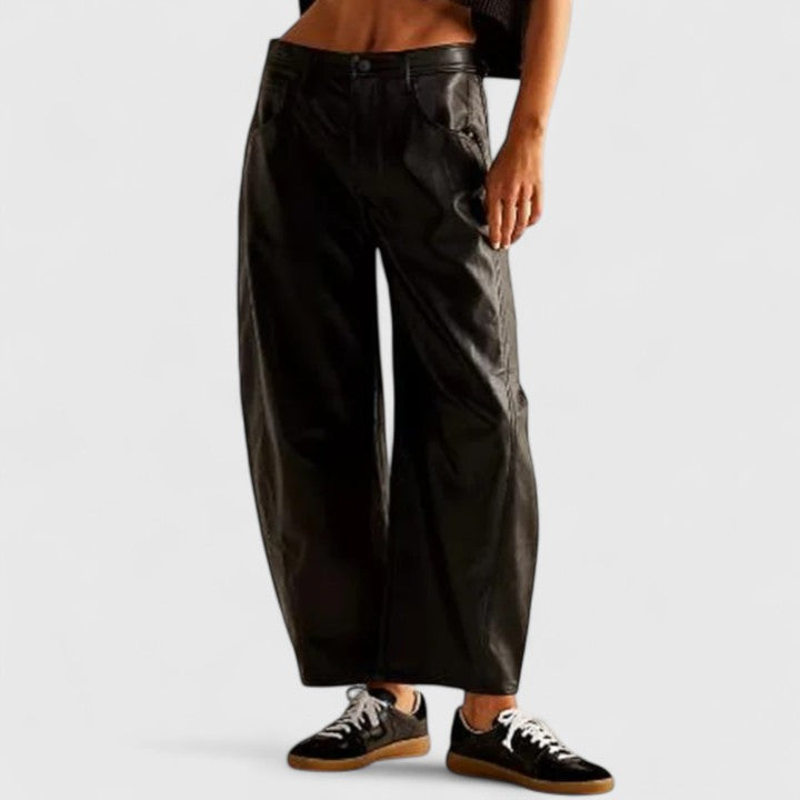 Everly | Comfortabele Brede-Pijp Broek