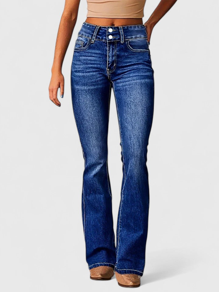 Dana | Verfijnde Flared Pants