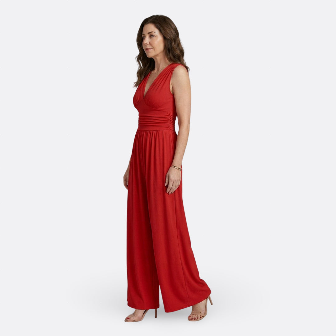 Bailey | Chic Mouwloze Wijde Jumpsuit