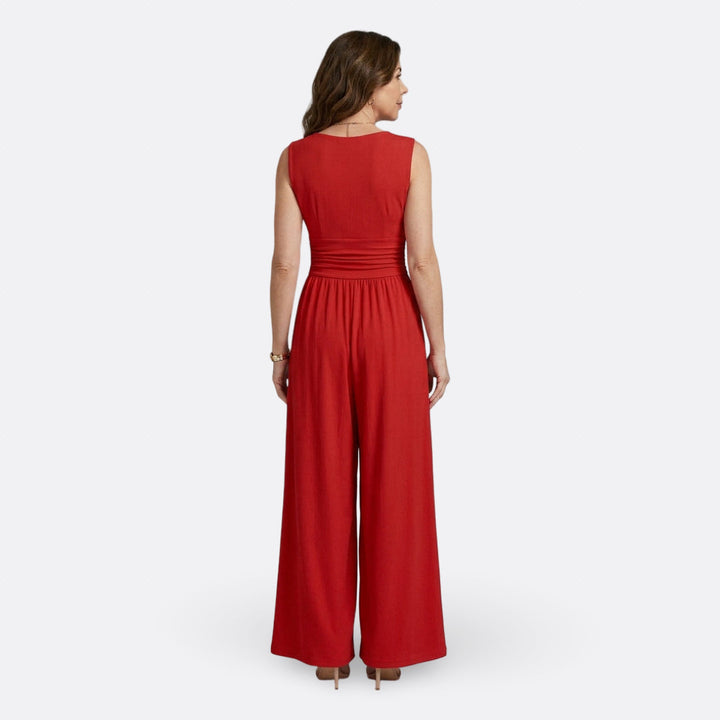 Bailey | Chic Mouwloze Wijde Jumpsuit